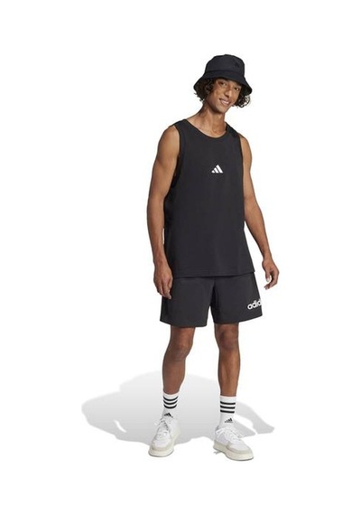 Adidas Essentials Small Logo Erkek Siyah Atlet Siyah