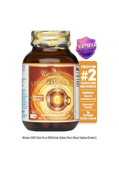Lipozomal C Vitamini 500mg Lipozomal Kaplama İle Çok Yüksek Biyoaktif Akıllı Gıda Takviyesi 30 Kapsül