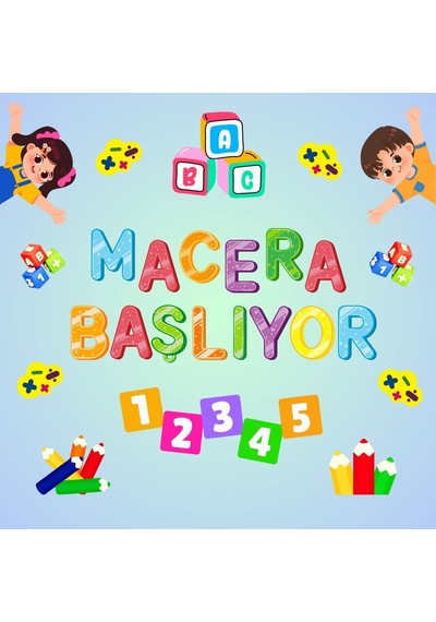 Macera Başlıyor Okul Pano Süsü 02
