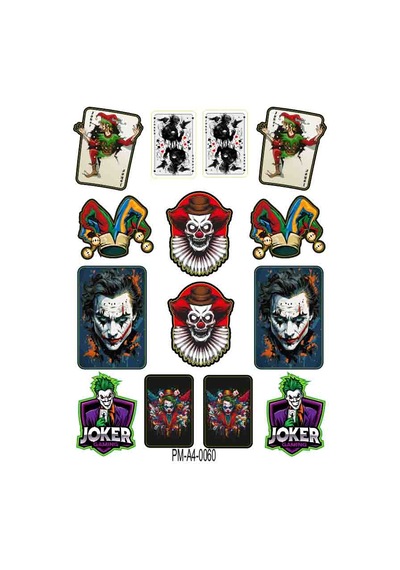 Sticker Seti Joker Karışık 01 Nötr