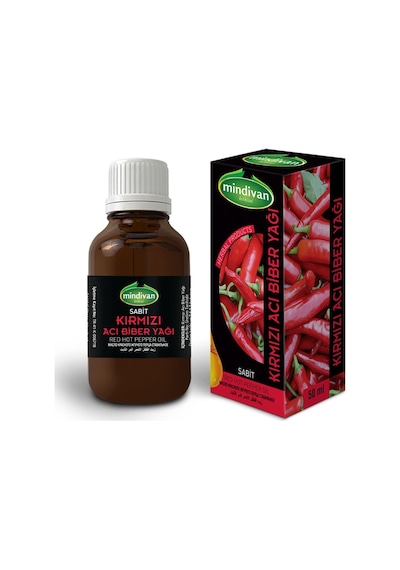 Mindivan Kırmızı Acı Biber Yağı 50 ML