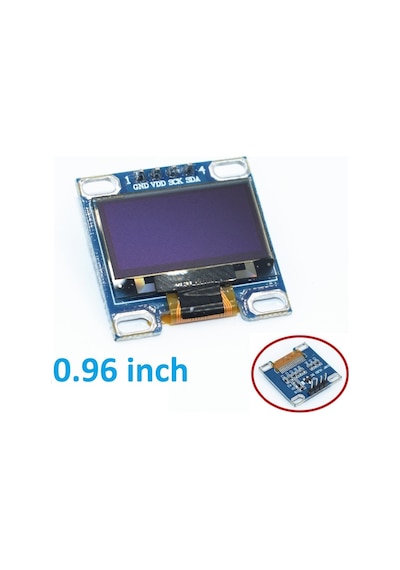 128X64 Oled Ekran Lcd 0.96 I2C Arduino Raspberry Pı Beyaz N11.592