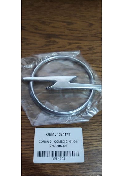 Opel Corsa C Ön Panjur Arma Corsa Ön Arma 11.9x9.7cm 2003 Corsa C Ön Arma Logo