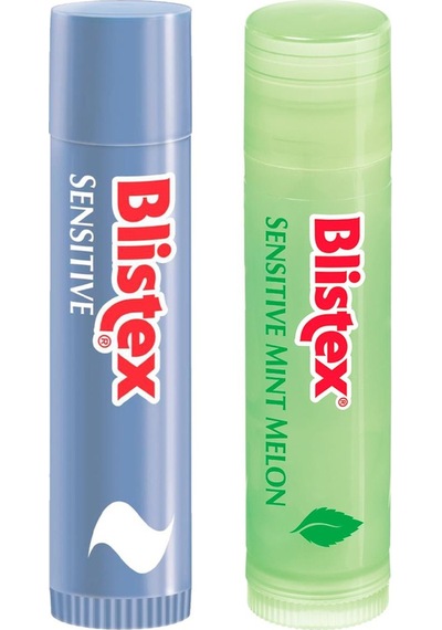 Blistex Hassas Dudaklar İçin Yoğun Bakım Sensitive + Sensitive Mint Melon Nemlendirici Kurtarıcı Dudak Kremi 4.25 G