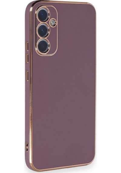 Samsung Galaxy Uyumlu A34 5g Kılıf Luxury Seri Kamera Korumalı Silikon Kapak