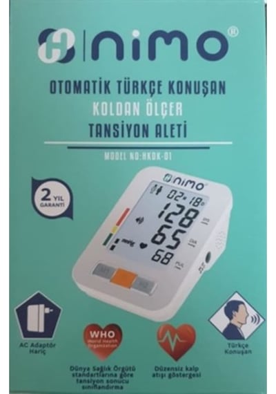Nimo Türkçe Konuşan Koldan Ölçer Tansiyon Aleti