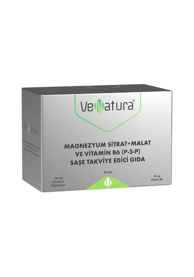 Venatura Magnezyum Sitrat + Malat Ve Vitamin B6 P-5-p 30 Saşe