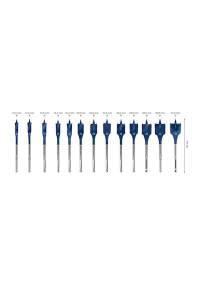 Bosch 10-32 Mm 13 Lü Expert Yaprak Matkap Ucu Seti 2608900336