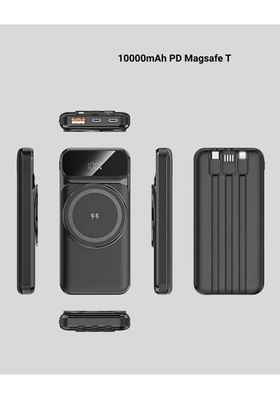 Home 10000 Mah Kablosuz Powerbank 15w Hızlı Şarj, Type-c Çoklu Çıkışlı