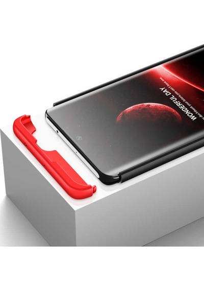 Xiaomi Mi Note 10 Lite Kilif Zore Ays Kapak-Siyah-Mavi 525305935