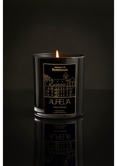 Aurelia Geneve Ambiance De Bordeaux Vanilya & Orkide Kokulu Mum 180 G