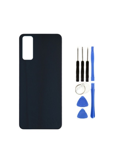 Vivo Y20i Uyumlu Arka Pil Kapağı Siyah + Tamir Seti Çok Renkli