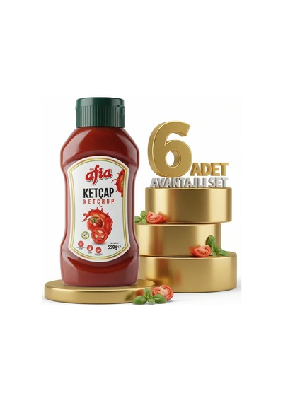 Afia Tatlı Ketçap 6x550 Gr