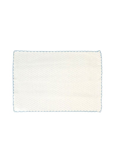 Bebekevi 755 6 Parça Penye Mendil 25 x 25 CM Mavi