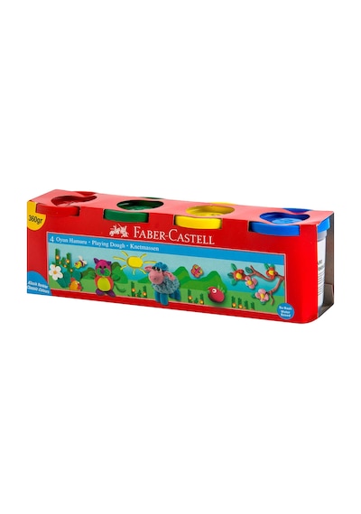 Faber Castell Su Bazlı Oyun Hamuru 4 Klasik Renk