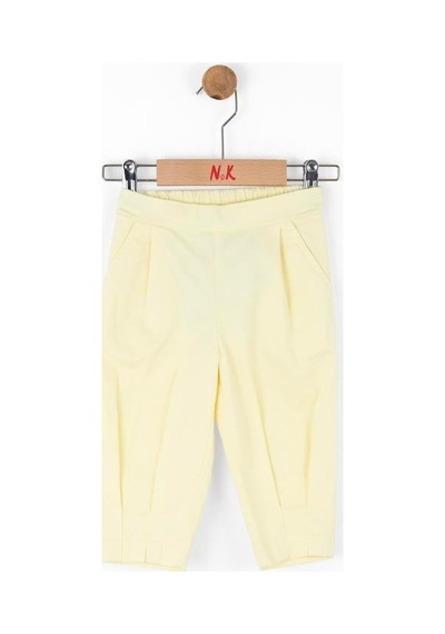Nk Kids Kız Bebek Pastel Pantolon Sarı