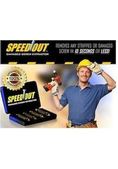 Speed Out Hasarlı Vida Çıkarıcı Sökücü Yalama Vida Ucu Çıkartma