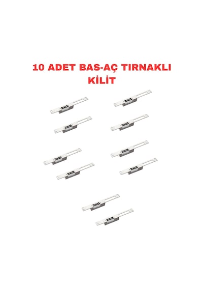 Sr-550 Nc Elektrikli Basaj Kilidi Tırnaklı 12v Dc 280 Kg Fail Secure Ahşap Metal Pvc Kapı Kilidi 10 Adet