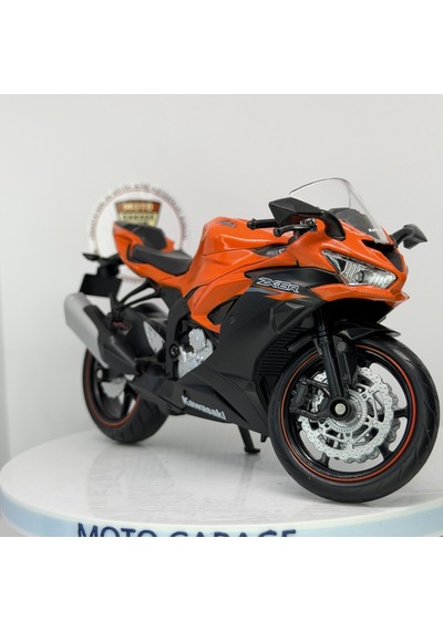 Kawasaki Ninja Zx-6r 1:12 Turuncu Diecast Motosiklet Model