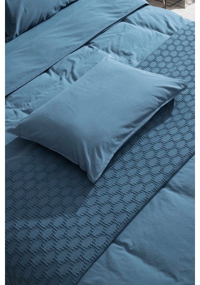 Kaay Stone Wash Pike / Yatak Örtüsü 200x240 Çift Kişilik Lacivert