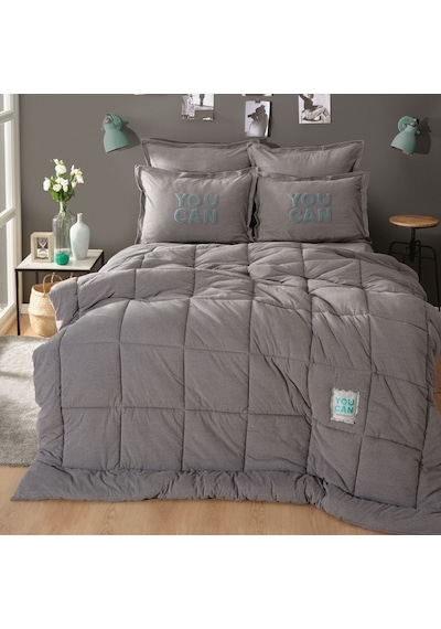 Karaca Home Motto Cotton Comfort Tek Kişilik Gri