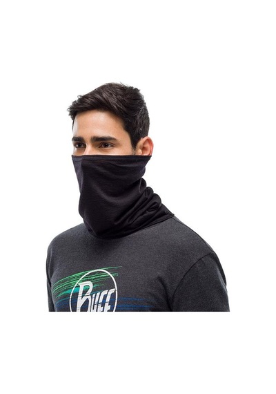 Buff Merino Lightweight Black Yün Bandana