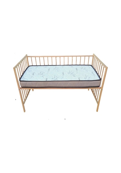 10 Cm Ortapedik Sünger Özel Bambu Kumaş Park Beşik Ve Anne Yanı Beşik Yatağı Model:12565 50 x 90 CM