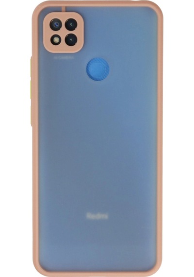 Xiaomi Redmi 9c Kılıf Montreal Silikon Kapak - Pembe Çr