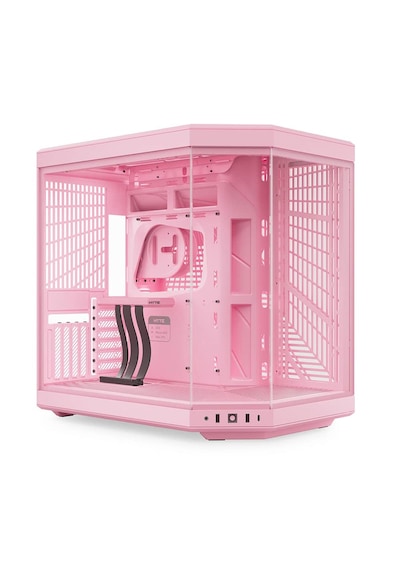Hyte Y70 Strawberry Milk Temperli Cam Usb 3.2 E-atx Dual Chamber Bilgisayar Kasası