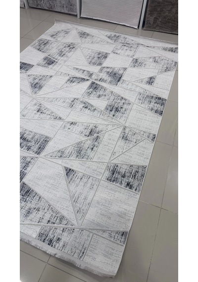 Safyün Halı Kadife Kf456 Gri 200 X 290 Renkli