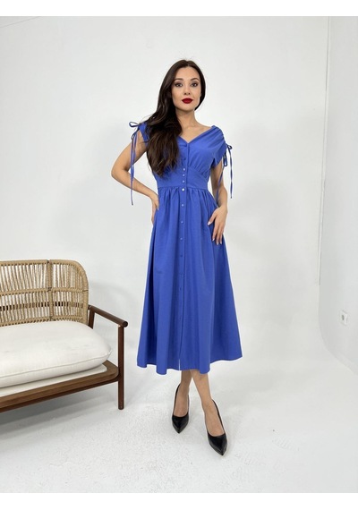 De'charme 5486 Elbise-mor