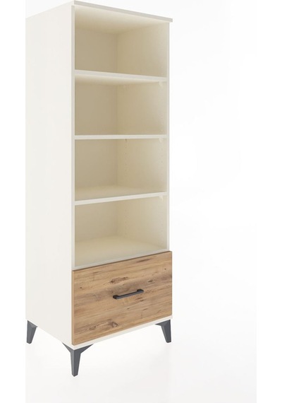Hyperion Dolap 4 Raflı Tek Çekmeceli 60x44x163 Aytaşı-çam Aytaşı