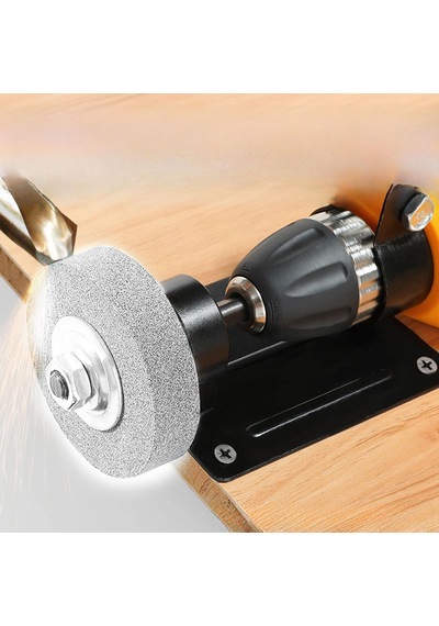 Homyl Elektrikli Matkap Kesme Standı Taşlama Beyaz-disk