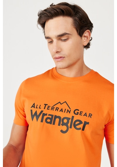 All Terrain Gear Regular Fit Normal Kesim Bisiklet Yaka Turuncu Tişört W232568700 Turuncu