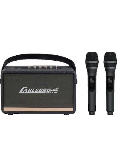 Carlsbro Ew Ck30-dm Bluetooth Hoparlör Siyah - 2 Kablosuz Mikrofonlu