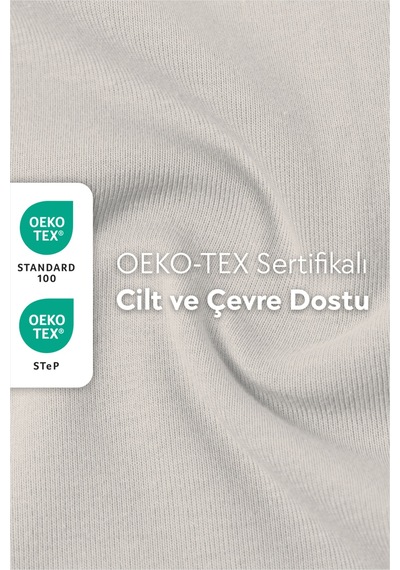 Calmera Home Tek Kişilik %100 Pamuk Penye Lastikli (Fitted) Çarşaf