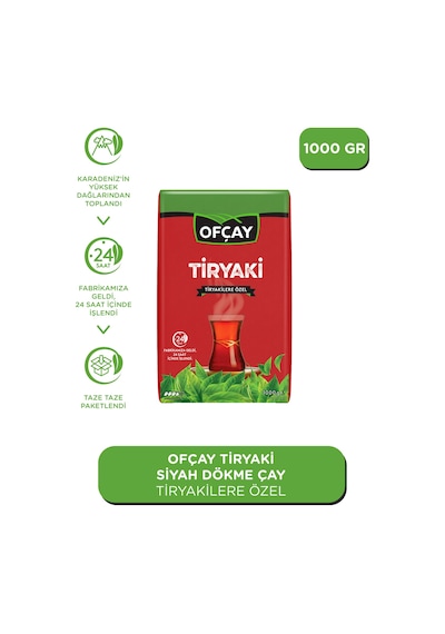 Ofçay Tiryakisine Siyah Dökme Çay 1 KG