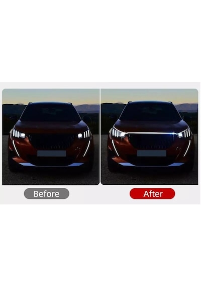 Drl Ön Kaput Gündüz Ledi App ve Kumanda Kontrol Rgb Led Şerit