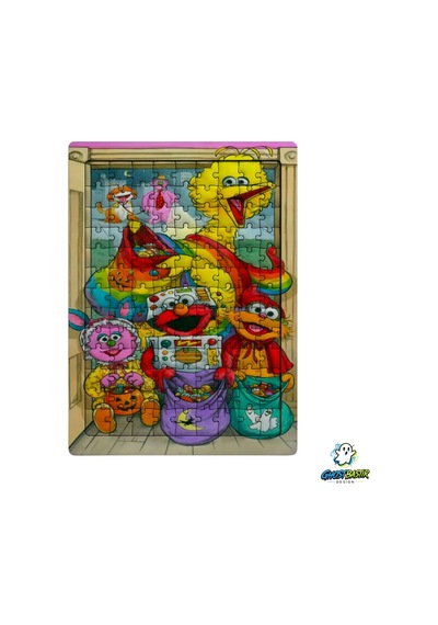 Ghostbastır Design Susam Sokağı 99 Parça Ayaklı Puzzle Dekoratif Çocuk Yapbozu 0194