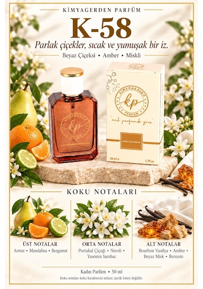 KP K-58 Kadın Parfüm EDP 50 ML