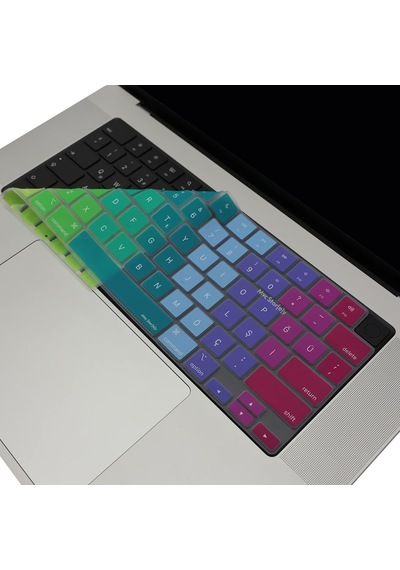 Apple Uyumlu MacBook Türkçe Q Klavye Koruyucu Us Amerikan Return Enter Uyumlu M1-m5 A2681 A3113 A3240 A3449 A29