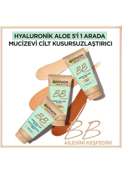 Skin Naturals Bb Krem Mucizevi Cilt Kusursuzlaştırıcı Karma/yağlı Ciltler Açık Ton, 40 Ml, 1 Paket 1 X 40 Ml Çok Renkli