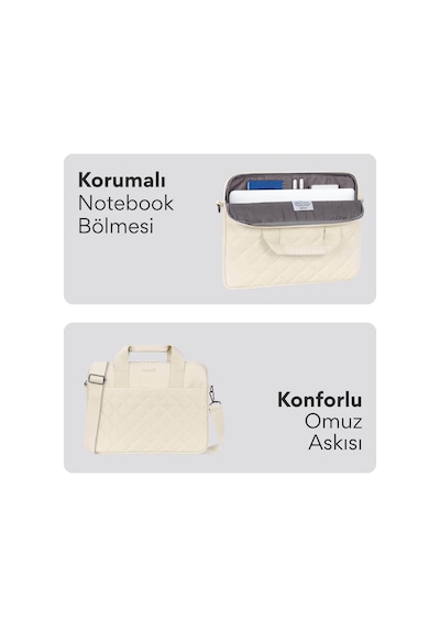 Mack Mcc-904 14.1 İksy Notebook Çantası Latte