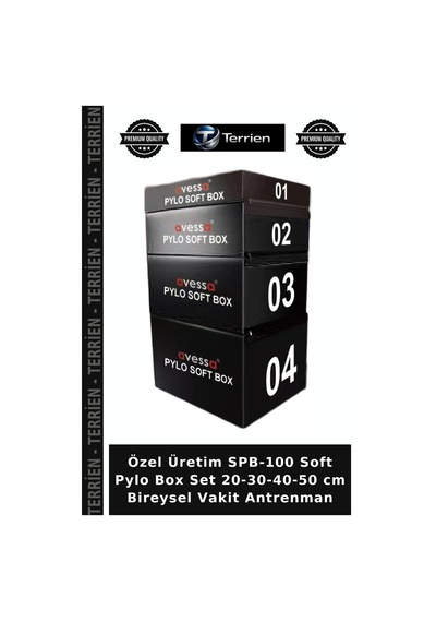 Özel Üretim Spb-100 Soft Pylo Box Set 20-30-40-50 Cm Bireysel Vakit Antrenman