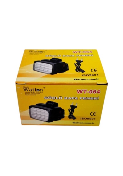 12 Ledli Güçlü Şarjlı Kafa Lambası Wt-064 Renkli