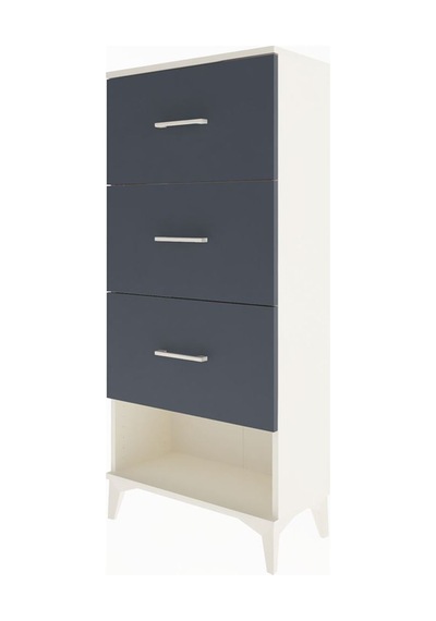 Arges Dolap 3 Çekmeceli 60x30x134 Aytaşı-antrasit Aytaşı Arges Dolap 3 Çekmeceli 60x30x134 Aytaşı-antrasit Aytaşı