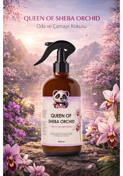 Queen Of Sheba Orchid Oda Ve Kumaş Spreyi 250 Ml, Egzotik Orkide Kokusu, Tekstil Kokusu Fresh