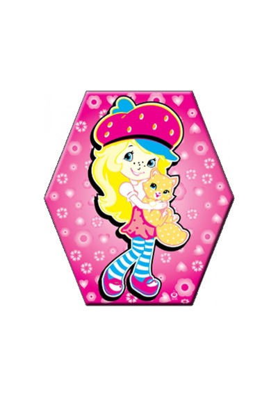 Klasik Uçurtma Çıtalı Altıgen Uçurtma Çilek Kız Strawberry Girl Kite