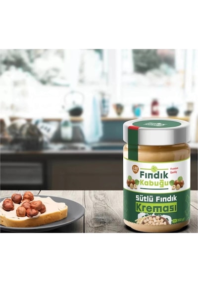 Fındık Kabuğu Sütlü %40 Fındık Kreması 300 Gr