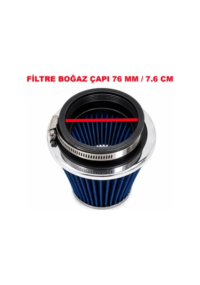 Hks 7.6cm / 76mm Dar Huni Tip Açık Hava Filtresi-performans Açık Hava Filtresi